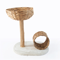Tour à gratter pour chat en bois d'intérieur de haute qualité, arbre à grimper pour chat moderne et luxueux