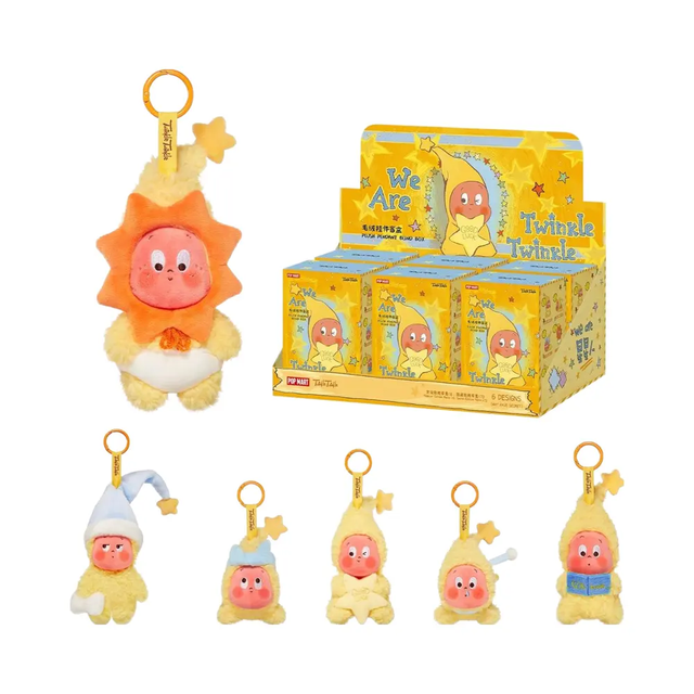 100% Original Pop Mart We Are Twinkle Twinkle Series Plush Pendant Blind Box Mystery Boxes