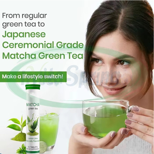Tablette au thé vert Matcha produit pour brûler les graisses végétaliennes complément alimentaire comprimé effervescent Matcha thé vert dès que possible OEM - Product Image 2