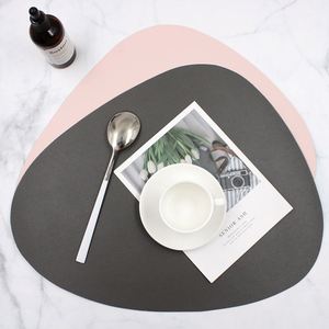 Unique Irregular PU Placemat Washable Heat Resistant Table Mat Perfect for Home Dining, Parties, and Events - Product Image 2