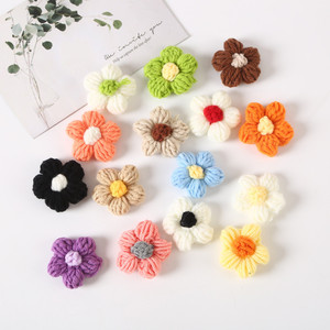 60 Pcs Flower Embroidered Patches - Colorful Sew-On Appliques For DIY Clothes & Crafts