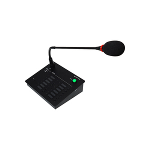 <strong>Voice</strong> Evacuation <strong>System</strong> 12 Zones Keypad Desktop Remote Paging Microphone - Product Image 3