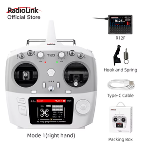 RadioLink T12D 12 canales RC transmisor 2,4 GHz R12F receptor Dual Stick controlador remoto UAV RC FPV remoto coche avión barco - Product Image 3
