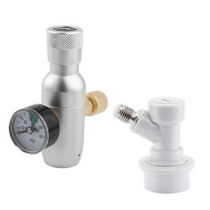 Premium Regolata CO2 Charger Kit con Gas Sfera di Blocco Disconnessioni, Mini CO2 Regolatore per la Casa Birra Birra alla spina di Soda - Product Image 3