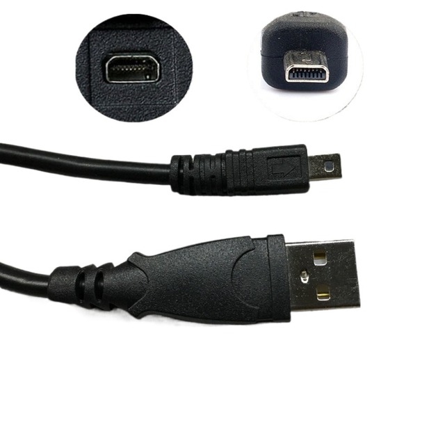 Tideseer Mini 8Pin USB-A/Mini-USB Charging Cable 1.5m for //Olympus/ DSLR Cameras
