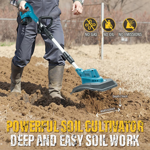 Kabelloser Elektrischer Gartenfräser Leichtgewichtiger 20V 6 Zoll Arbeitsbreite für Bodenvorbereitung & Unkrautbekämpfung - Product Image 2