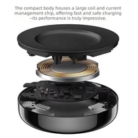 Câble de charge magnétique USB Type-C noir pour Xiaomi Mi Smart Watch S1, station de charge sans fil, support de charge USB-C, base de charge