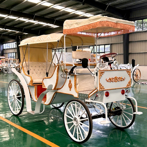 Élégante calèche électrique vintage - Véhicule de tourisme avec batterie 60V 80A et roues robustes - Product Image 1
