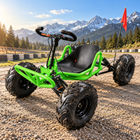 Kart à pédales à essence 63cc le plus vendu, réservoir de carburant de 1,2 L, hauteur de roulement de 26 cm, pneus de 8 pouces, charge maximale de 180 kg