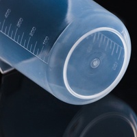 Gobelets de laboratoire en plastique PP de 25 ml, 50 ml, 100 ml, 150 ml, 250 ml, 300 ml, 500 ml, 1000 ml, béchers de mesure en plastique
