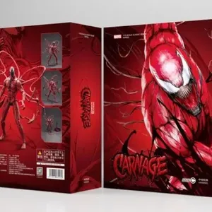 ZD Toys - Figuras <span class=keywords><strong>de</strong></span> Acción <span class=keywords><strong>de</strong></span> PVC <span class=keywords><strong>de</strong></span> <span class=keywords><strong>Venom</strong></span> <span class=keywords><strong>y</strong></span> <span class=keywords><strong>Carnage</strong></span> <span class=keywords><strong>de</strong></span> 9 Pulgadas - Edición del 10.º Aniversario, Set Coleccionable Premium para Adultos - Product Image 6