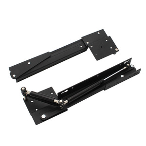 Accesorios para taburete plegable Jin Aoding Buffer, mecanismo de resorte de gas con doble amortiguación, color negro, para muebles de almacenamiento montados en la pared - Product Image 5