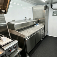 Volledig uitgeruste foodtruck, mobiele trailer met complete keuken voor pizza, ijs, koffie, taco's, hotdogs, DOT CE gecertificeerd