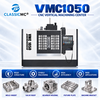 Machine de fraisage CNC VMC1050 de type vertical avec guidage linéaire pour le traitement de composants de précision