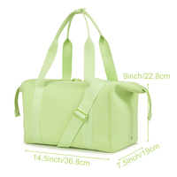 Fabricant de sacs en néoprène, sacs de voyage en néoprène personnalisés pour femmes, grande capacité avec fermeture à glissière et bandoulière