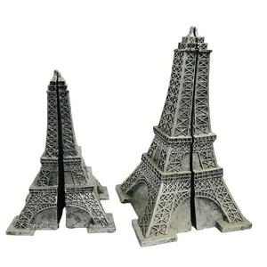 좋은 품질의 해상 선물 가정 장식 책 홀더 수지 에펠 탑 북 엔드