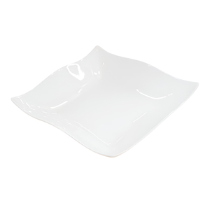 Piatto Fondo in Porcellana HELTON LINE 22X22CM Bianco - Product Image 1