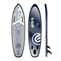 Planche à pagaie E SUP Glow Surfing Board Lumière LED PVC gonflable Stand-up Water Play Equipment Comprend un sac