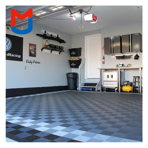 Eco-Friendly Interlocking Garage <strong>Floor</strong> Tiles Rigid Modular <strong>Vinyl</strong> Flooring for Car Detailing Workshops Interlocking Flooring - Product Image 6