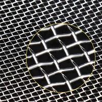 Extra fijn 1 1,5 2 3 mm opening geweven 304 roestvrijstalen draadgaas voor filter en veiligheidsraamgaas