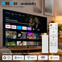 H96Max 3518D Android TV Stick 4K RK3518 Android 14 2 Go de RAM avec 16 Go de ROM WiFi 6 Lecteur multimédia intelligent avec télécommande vocale