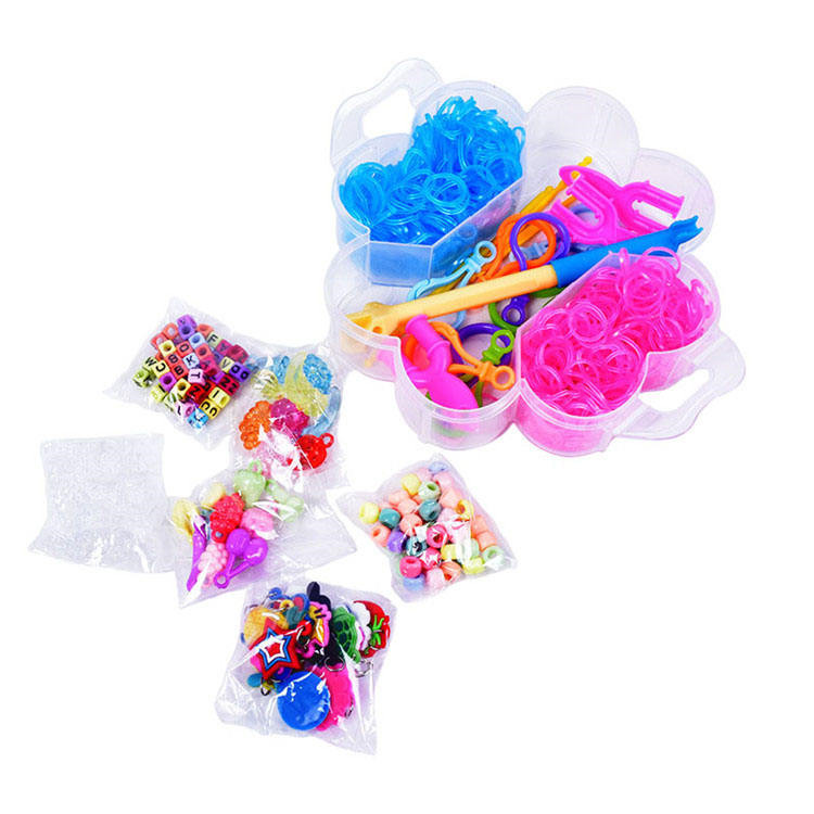 Популярные детские креативные игрушки, ремесла, ткацкая лента, резиновая маленькая трехслойная цветная Резиновая лента