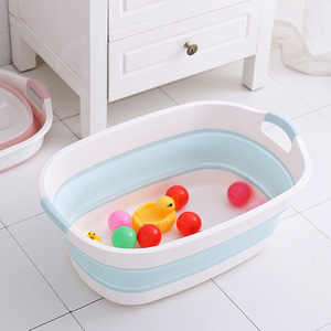 Bañera plegable grande telescópica lavabo lavandería cocina lavabo cesta de almacenamiento - Product Image 3