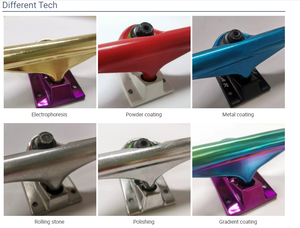 铝合金6.25英寸127毫米133毫米139毫米144毫米149毫米159毫米压铸定制6英寸5.5英寸6.25英寸滑板滑板卡车 - Product Image 6