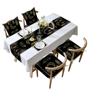 Ramadan EID trang trí gối trường hợp và bảng Runner thiết lập ưa thích Polyester Linen đào da vải dệt kỹ thuật - Product Image 2