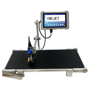 Codeur de ligne de production à écran tactile haute résolution pour la date d'expiration et le codage de production, pour bouteilles PET et boîtes de conserve - Product Image 1