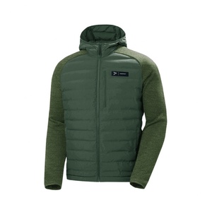 Vente en gros OEM ODM – Manteau d'hiver pour homme avec fermeture éclair, doudoune matelassée en duvet de canard, style mode - Product Image 5