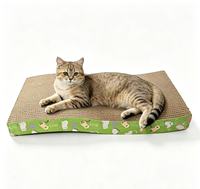 Nouveau produit 2026 en promotion : Grande griffoir ondulé en carton pour chats d'intérieur