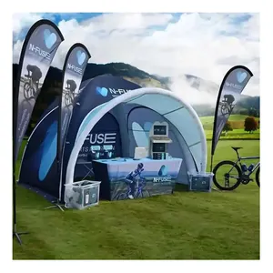 Hot Sale Event Tentoonstelling Sport Opblaasbare Tent Dome Air Marquee Gigant Reclame Opblaasbare Spin Tent Luifel Luchttent