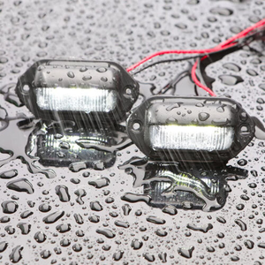 Nouveau 2 pièces Led plaque d'immatriculation lumière numéro lampe pour Fiat Ducato pour Peugeot Boxer Citroen <span class=keywords><strong>Jumper</strong></span> Bus Box Lancia Ypsilon Mk2 Musa - Product Image 4