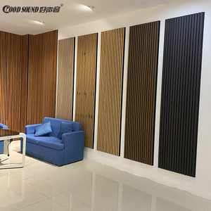 GoodSound parete e soffitto fonoassorbente Decor Pet Strip pannelli acustici in <span class=keywords><strong>legno</strong></span> a doghe Akupanel personalizzati <span class=keywords><strong>per</strong></span> ginnastica - Product Image 3