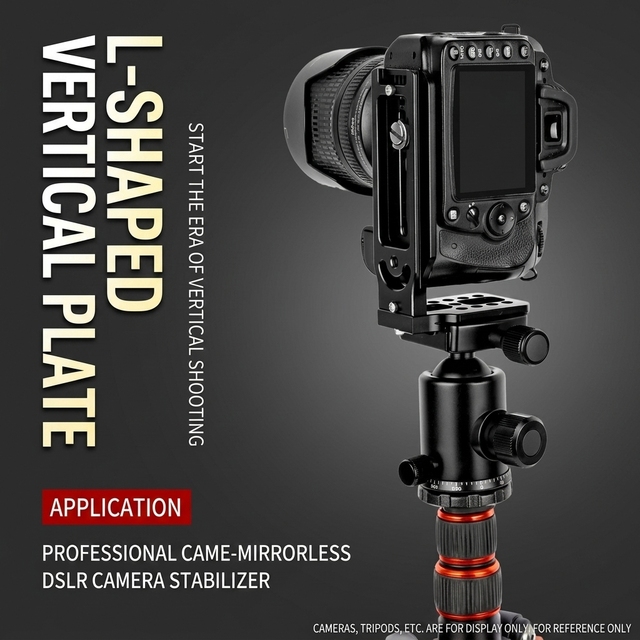 Vertical Shooting Quick Release Plate for DJI RS3 Gimbal Aluminum Alloy Camera Mount Bracket for TikTok Live Video