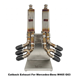 Vortex Flagship-Grade Titanium <b>Exhaust</b> System With Carbon Tips For Mercedes-Benz W465 G63 Styling - Product Image 1