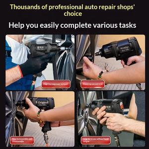 مفتاح ربط هوائي قوي بتأثير عاصف، أداة إصلاح سيارات ثقيلة، عزم دوران كبير، درجة صناعية، موديل صغير 218 - Product Image 2