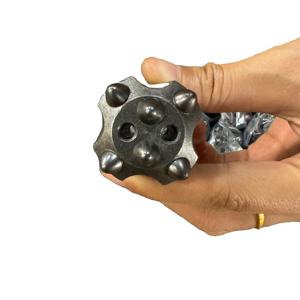 ดอกสว่านขนาด 32 มม./ดอกเจาะแบบกระดุม มี 6 หัว ปลายเรียว 12 องศา สำหรับงานเหมืองหิน รับผลิตตามแบบ OEM - Product Image 1