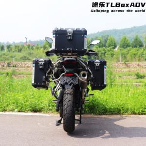 Ensemble de trois valises en alliage d'aluminium Loncin Voge DS900X avec boîte arrière à dégagement rapide pour <span class=keywords><strong>moto</strong></span> tout-terrain - Product Image 3
