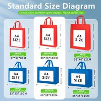 Herbruikbare Non-Woven boodschappentassen, aanpasbare maten & kleuren, aangepaste logo's. Hoogwaardige verpakkingszakken voor diverse toepassingen