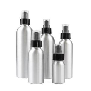 30ml 50ml 100ml 120ml <span class=keywords><strong>150ml</strong></span> 200ml 250ml 500ml bottiglia in alluminio con tappo a vite in metallo argento
