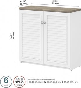 Meuble de décoration avec portes et étagères, <span class=keywords><strong>buffet</strong></span> moderne avec panneau latéral, adapté aux bureaux à domicile - Product Image 2