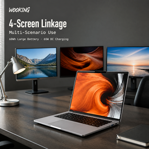 WooKing A14e 2026 Model 14" Inch High Performance Laptop Ryzen 7 8745HS SSD New <strong>Student</strong> Notebook for Kids Learning - Product Image 1