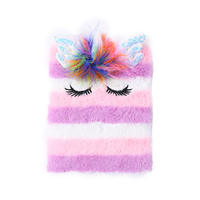 Promotion école primaire étudiant fourrure poilu licorne couverture Kawaii enfants Journal Agenda cahier