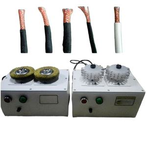 Machine de division à brosse métallique pour fil blindé, maille de fil blindé, brosse adhésive cuivre-nylon, ruban blindé, fil tressé - Product Image 1