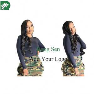 Seksi açık olgun kadın çok kısa Mini etek deri etek - Product Image 6