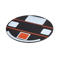 Panneau de protection d'objectif en verre Gorilla en aluminosilicate trempé, sérigraphié multicolore, rond, OEM, pour stéthoscope électronique