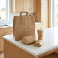 Boîte à hamburger en papier rigide de qualité alimentaire écologique personnalisée pour emporter des frites, du poulet frit, des hot-dogs