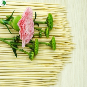 Palitos de Bambú Redondos para Comida, 6 Pies (1.8 m), Palitos de Bambú de 4 Pies (1.2 m), Palitos de Bambú de 2 Vías para <span class=keywords><strong>Kebab</strong></span>, 5 mm - Product Image 1